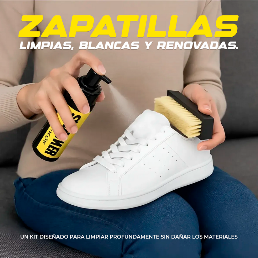 ¡Devuelve el color original a tus zapatillas en minutos!