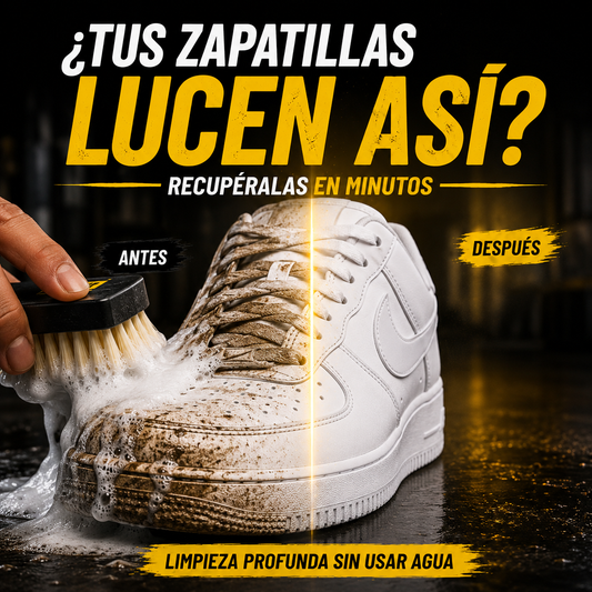 ¡Devuelve el color original a tus zapatillas en minutos!