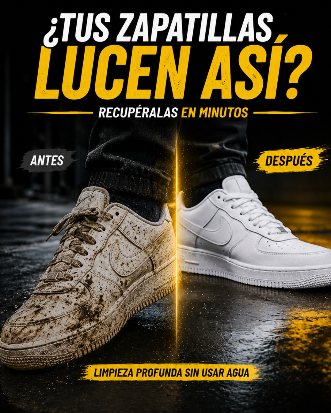 ¡Devuelve el color original a tus zapatillas en minutos!