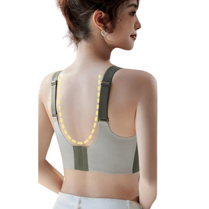 Fourth image: Model wearing MAU Invisible Push Up Bra, showing lift and smooth silhouette under clothing.