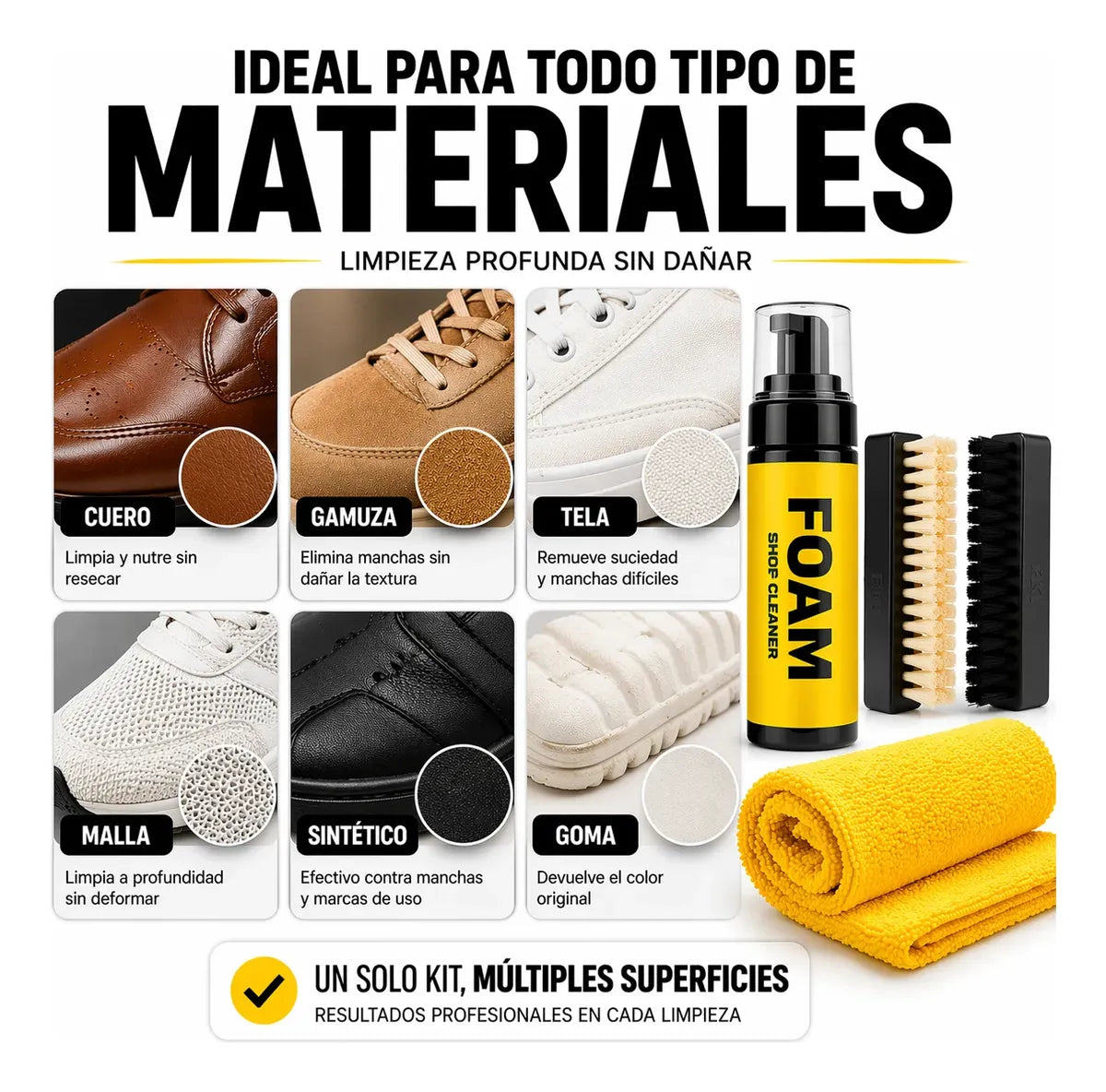 ¡Devuelve el color original a tus zapatillas en minutos!
